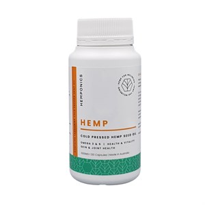 Hemponics Hemp Seed Oil - 120 capsules