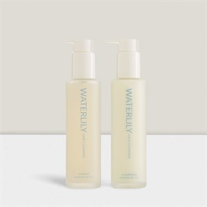 Waterlily Double Cleansing Duo | Lime Cleanser & Milk Cleanser