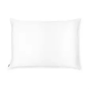 Shhh Silk Pure White 25 Momme Silk Pillowcase - Queen Size - Zippered