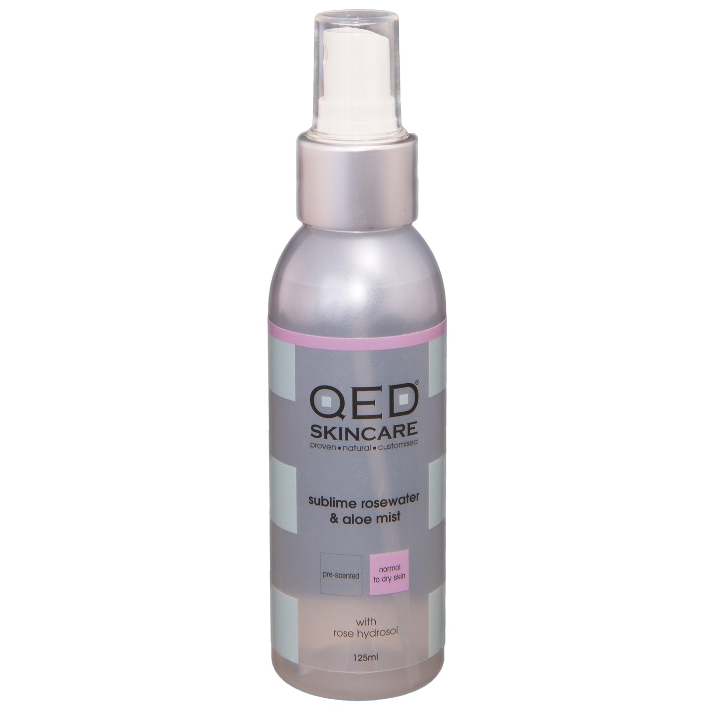QED Sublime Rosewater and Aloe Mist 125ml